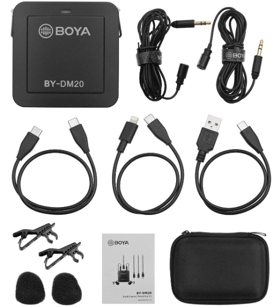 Boya BY-DM20 USB Type-C mikrofon to'plami arzon
