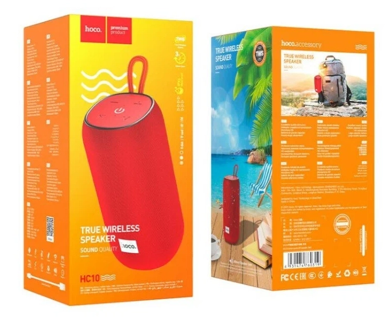 Hoco HC10 Red ko‘chma akustikasi O'zbekistonda