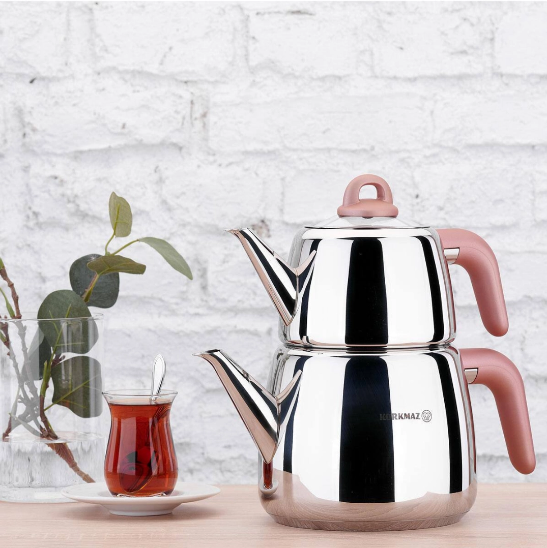 Korkmaz Bella Rosegold choynak to'plami 2 l (A045-01) , Rosegold arzon