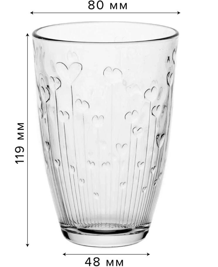 Pasabahce Marmelade stakanlar to'plami 360ml (520542) O'zbekistonda