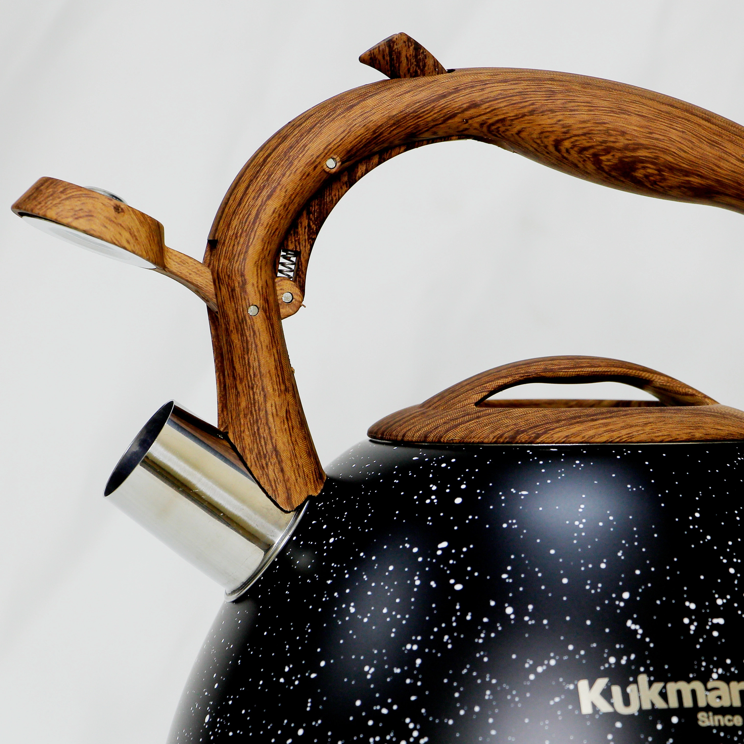 Чайник Kukmara 3 л из коррозионностойкой стали( тёмный Мрамор) недорого