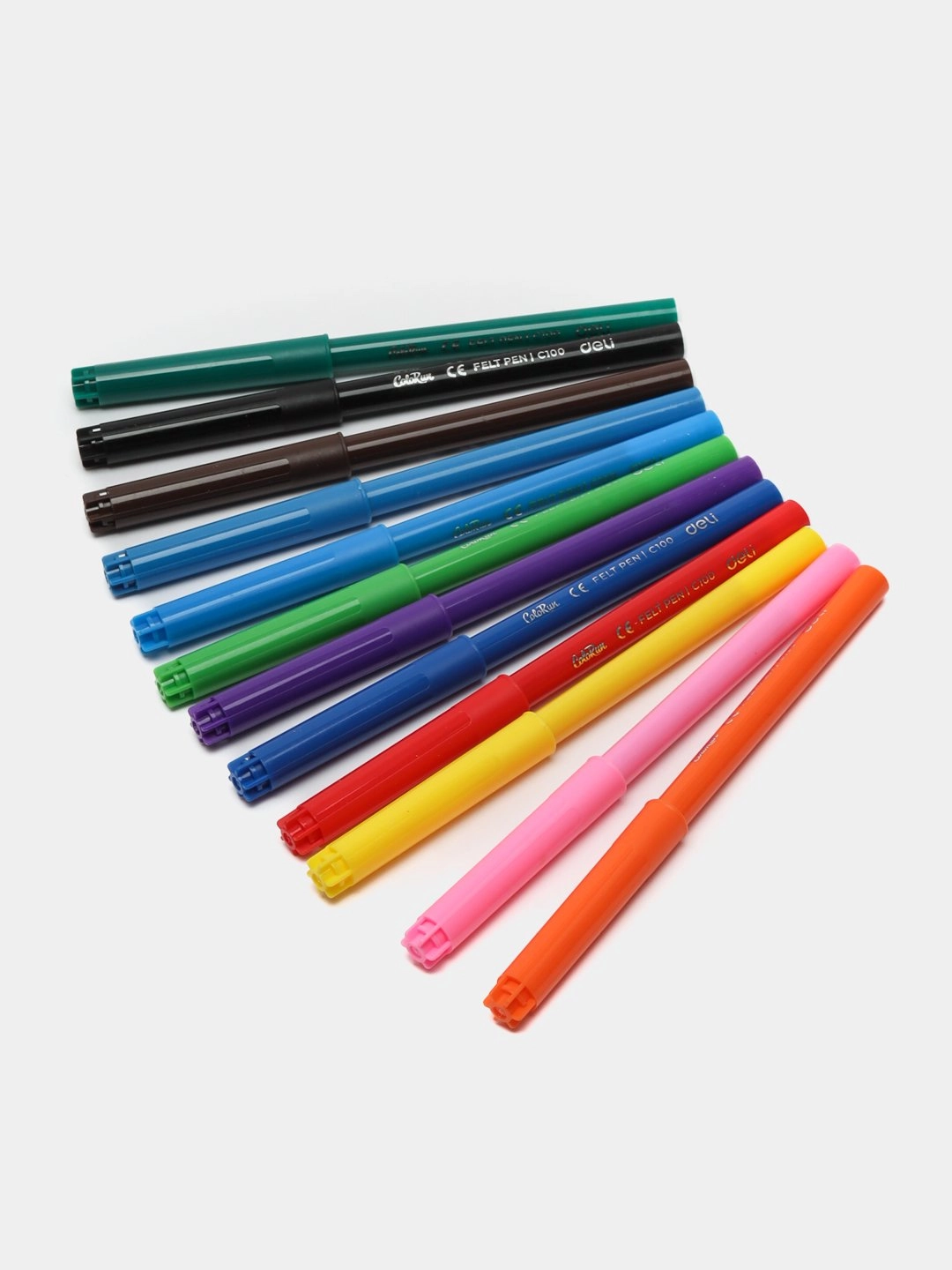 Смываемые фломастеры Deli, 12 цветов недорого