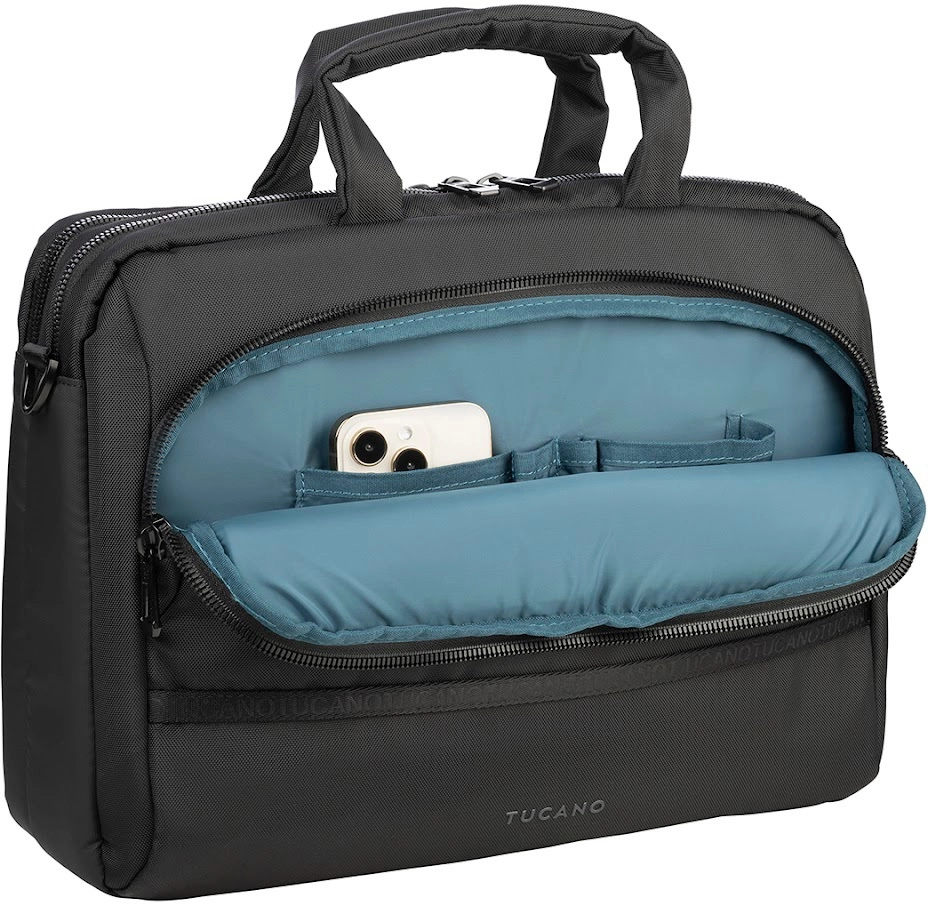 Noutbuk uchun sumka Tucano Player Bag 15" Black O'zbekistonda