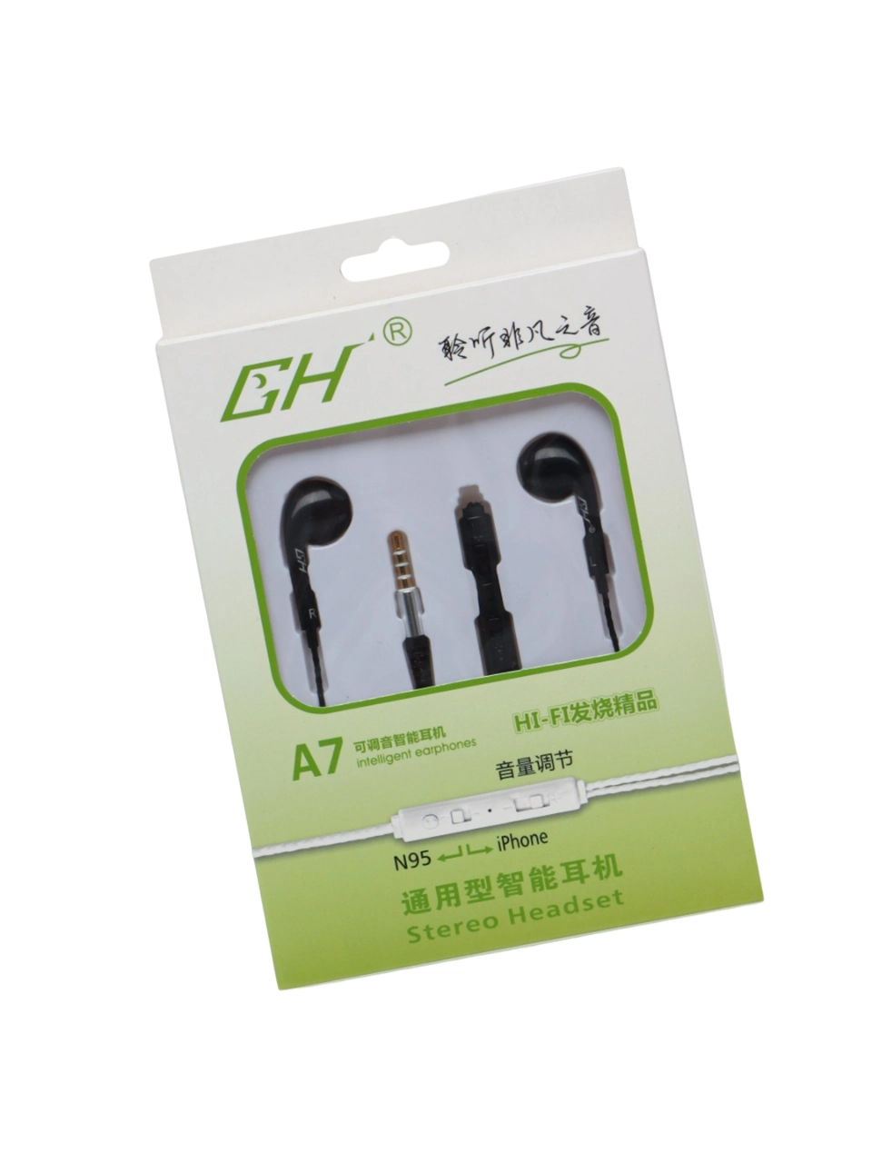 Stereo GH A7 qora quloqchini arzon