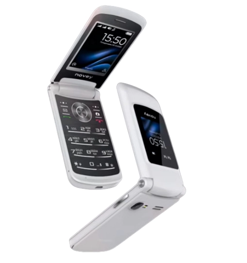 Телефон Novey Z550 Chrome купить