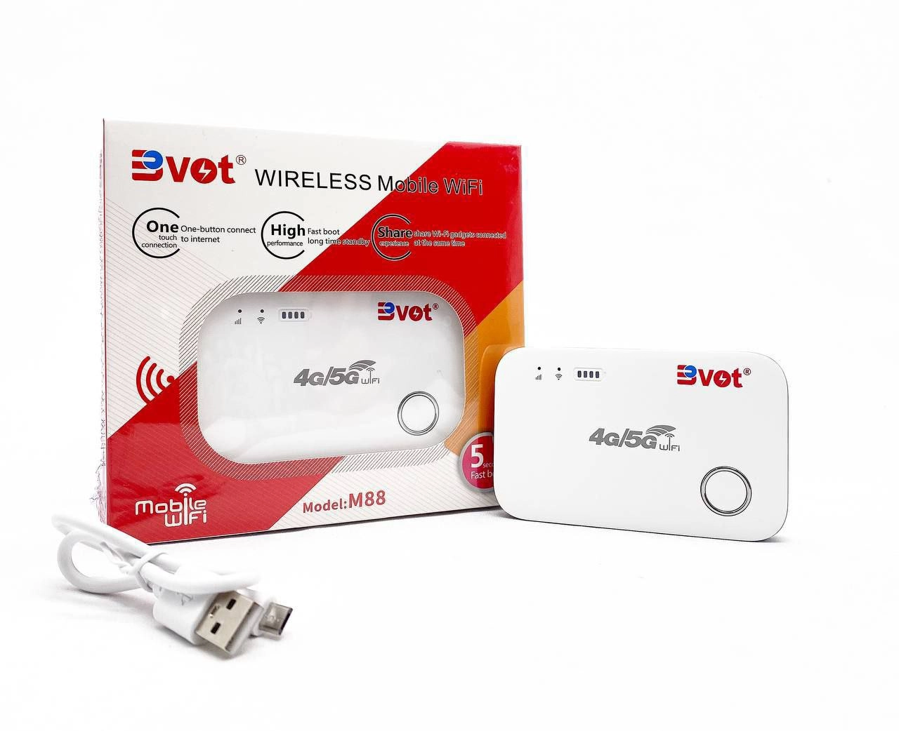 Модем Bvot 4G/5G LTE M88 белый недорого