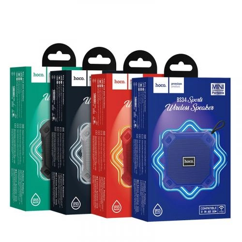 Hoco BS34 (Red) simsiz Bluetooth-kolonkasi O'zbekistonda