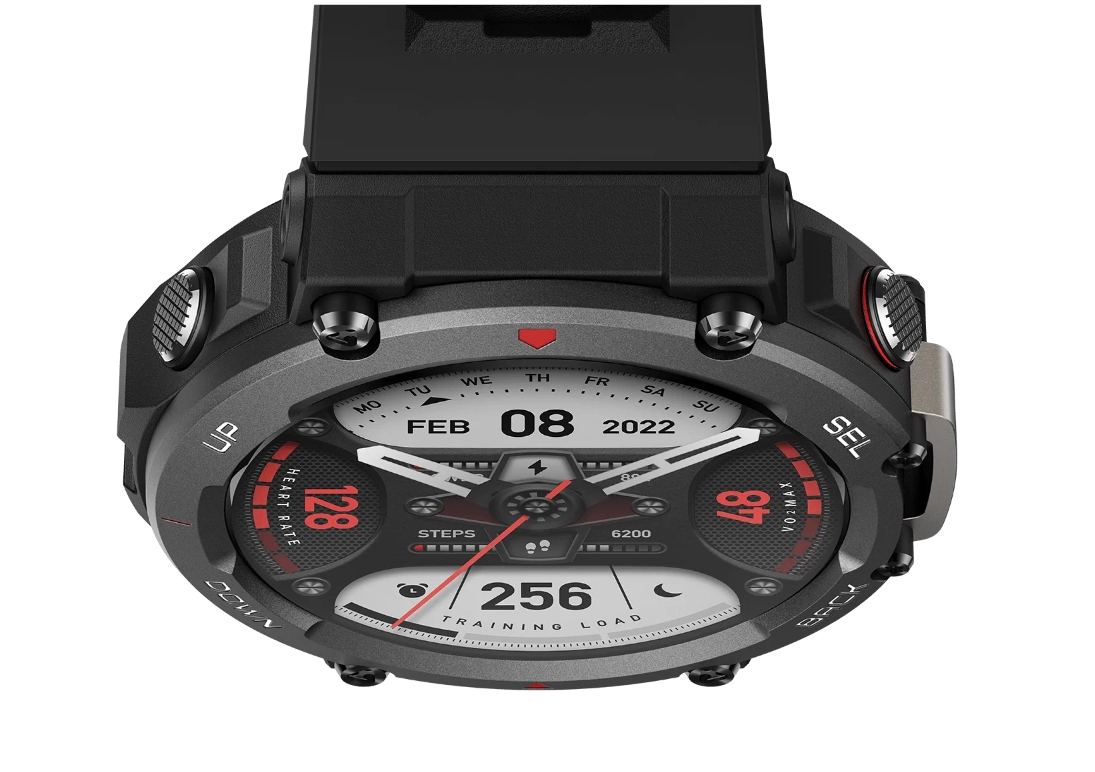 Xiaomi Amazfit T-Rex 2 Ember Black smart-soati O'zbekistonda