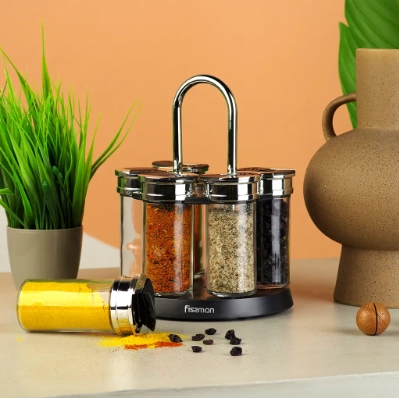 Набор емкостей для специй Fissman 7 пр 6433 онлайн