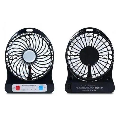 Мини вентилятор Portable Fan черный недорого