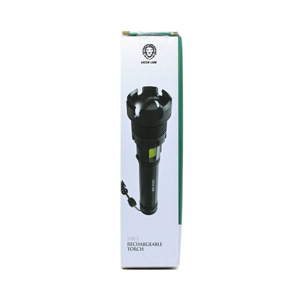 Green Lion Rechargeable Torch  tashqi akkumulyatori sotib olish