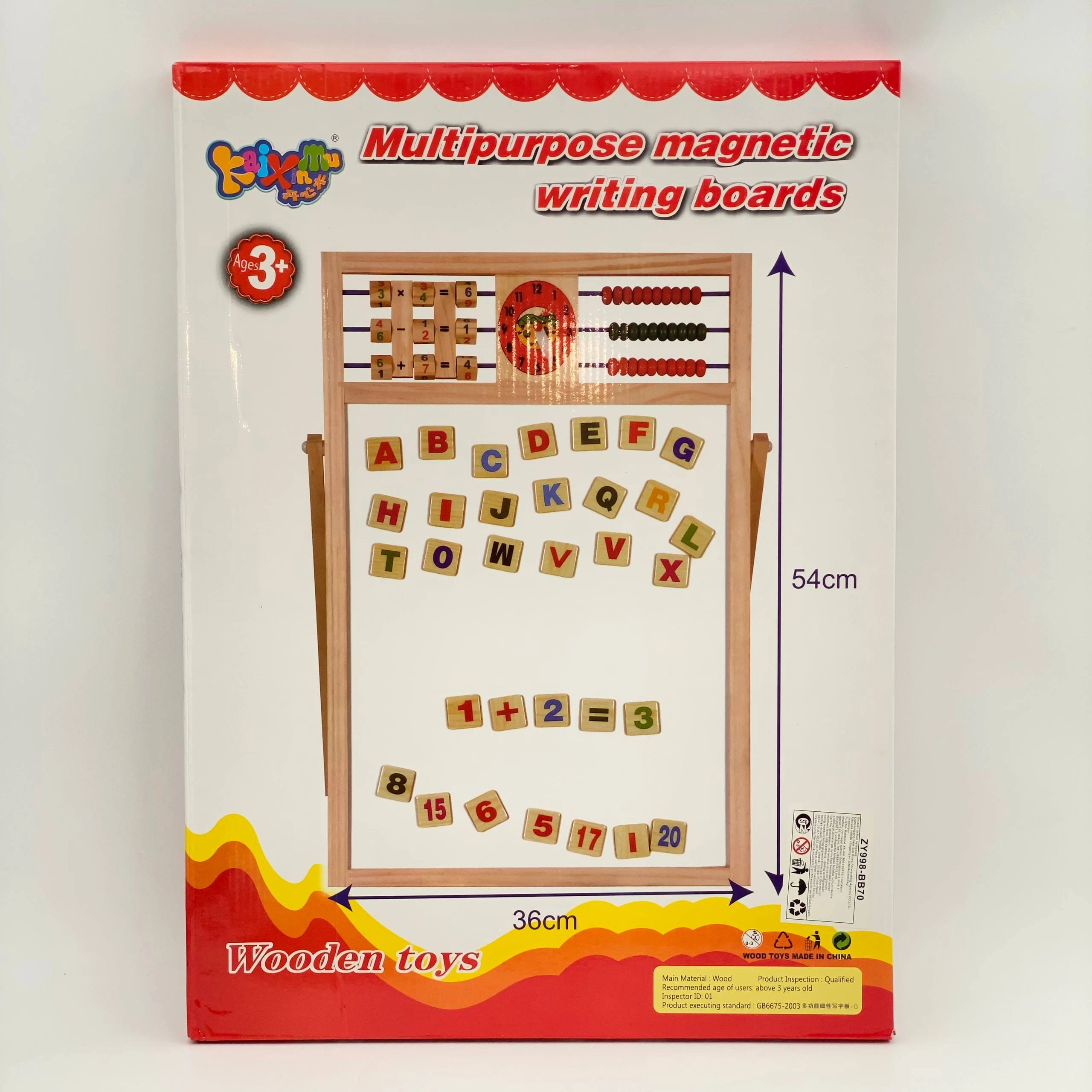 Ko&lsquo;p funksiyali doska, chizish uchun molbert Wordpad, ikki tomonlama, 54x36 sm xususiyatlar