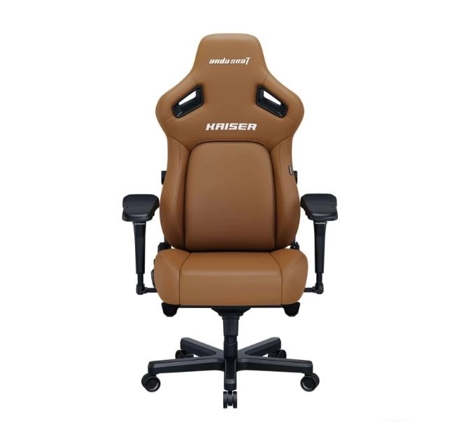 Anda Seat Kaiser 4 Size L Brown Premium PVC o‘yin kreslosi arzon