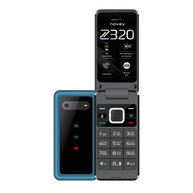 Novey  Z320 Blue telefoni - rasm №2 Novey  Z320 Blue telefoni sotib olish