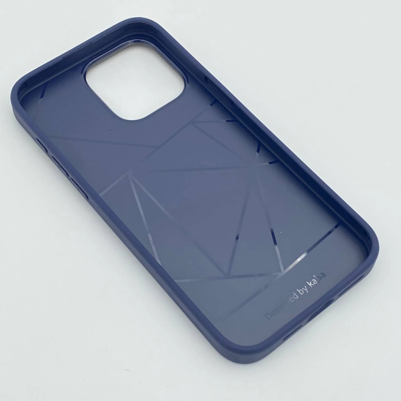 Чехол Kajsa Togo Litchi для  iPhone 15 Pro синий рассрочка