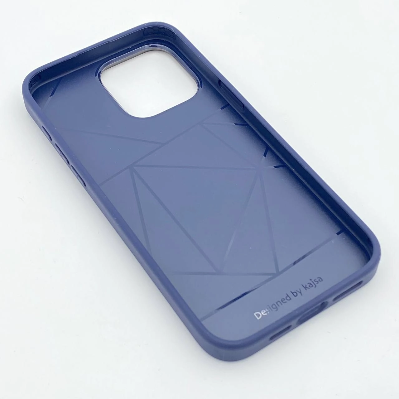 iPhone 15 Pro Max uchun Kajsa Croco Pattern ko'k g'ilofi bo'lib to'lash