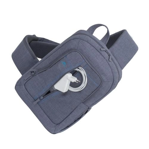 Rivacase 13.3" 7529 grey noutbuk ryukzagi rasm bilan