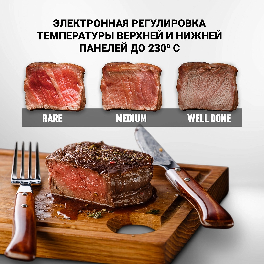 Гриль-пресс Polaris PGP 2302D с фото