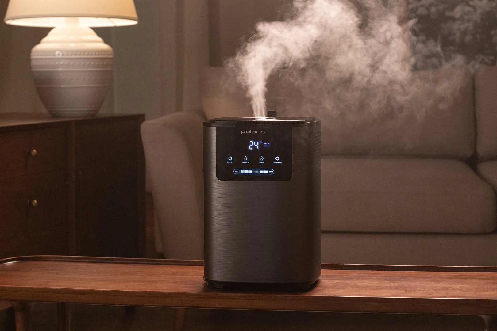 Polaris PUH 8060 havo namlagichi rasm bilan