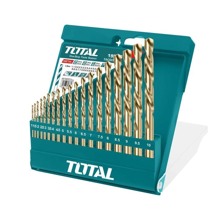 TOTAL TACSD0195 (19 dona) metallni burg‘ulash to‘plami sotib olish