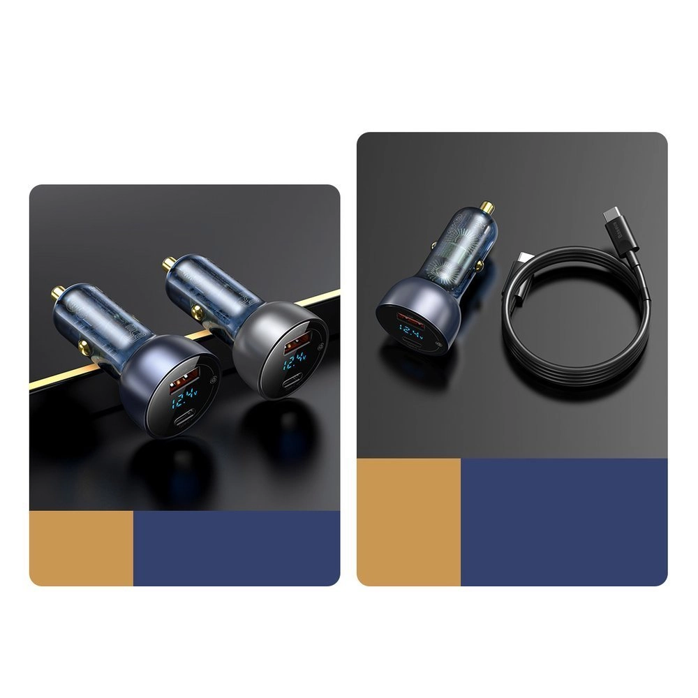 Автомобильное зарядное устройство Baseus Usb/PD CCKX-C0G с фото