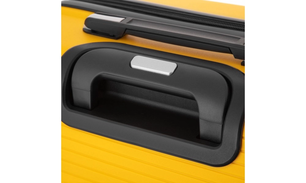 2E SIGMA EXP (L+M+S) Yellow plastik chamadonlar to&lsquo;plami rasm bilan