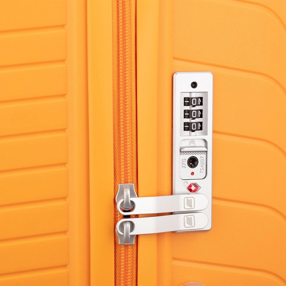 2E SIGMA (L+M+S) Orange plastik chamadonlar to‘plami rasm bilan