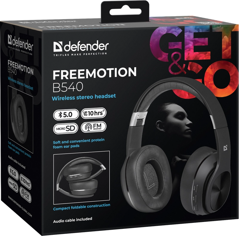 Defender FreeMotion B540 Bluetooth garniturasi rasm bilan