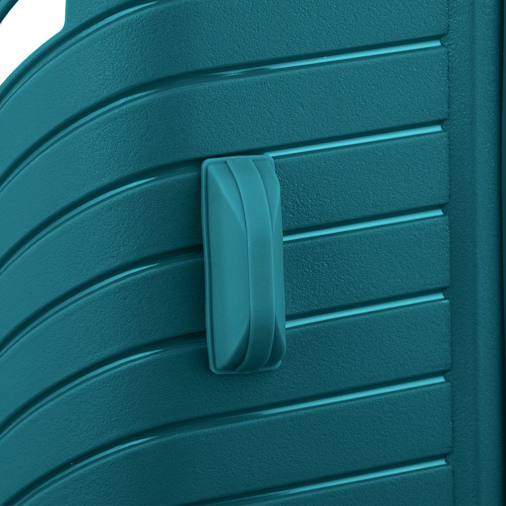 2E Sigma (katta) Aquamarine plastik chemodani rasm bilan