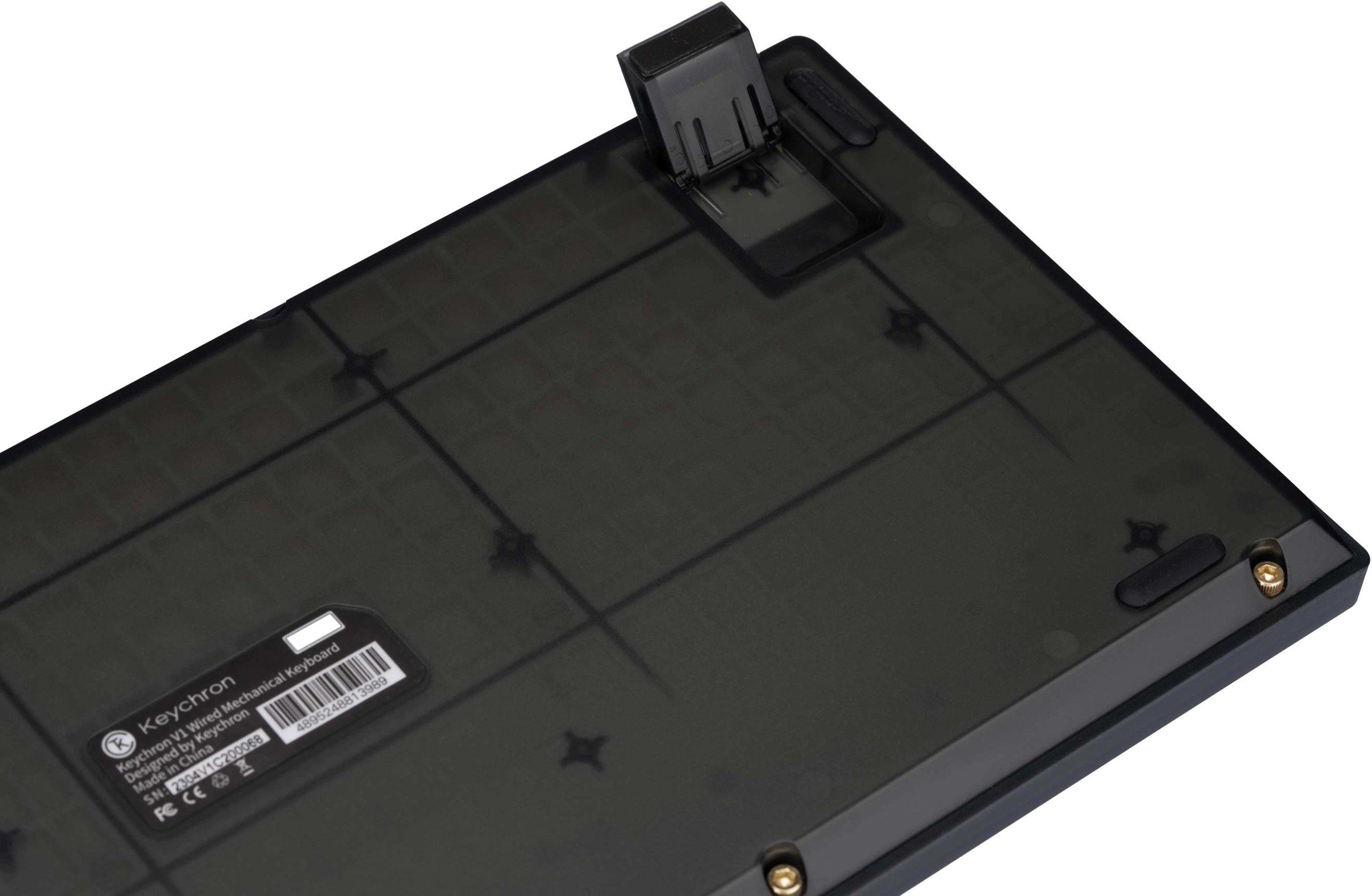 Klaviatura Keychron V1 84 Key QMK Gateron G PRO Red Hot-Swap RGB Knob Frosted Black rasm bilan