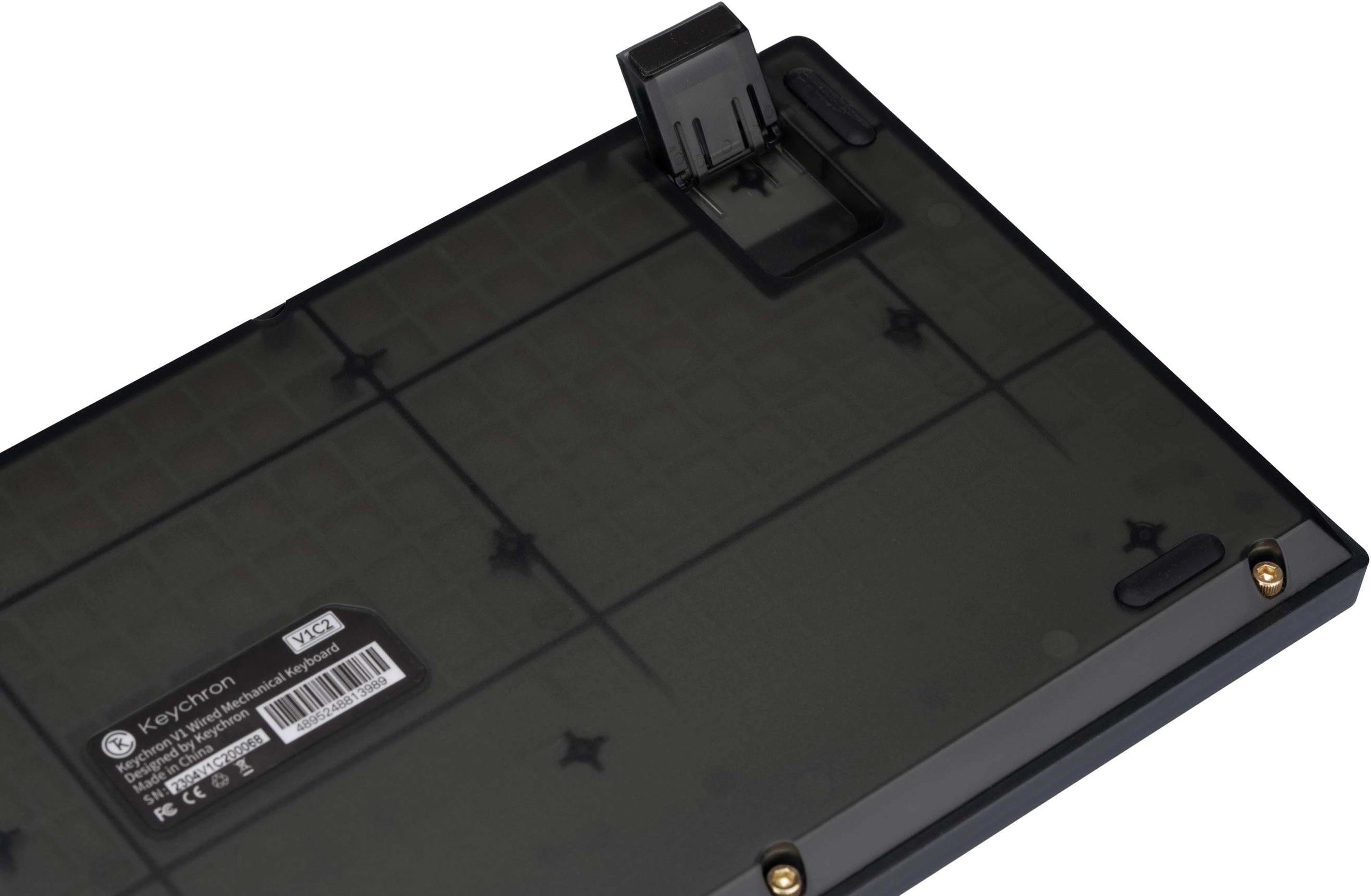 Клавиатура Keychron V1 84 Key QMK Gateron G PRO Blue Hot-Swap RGB Knob Frosted Black с фото