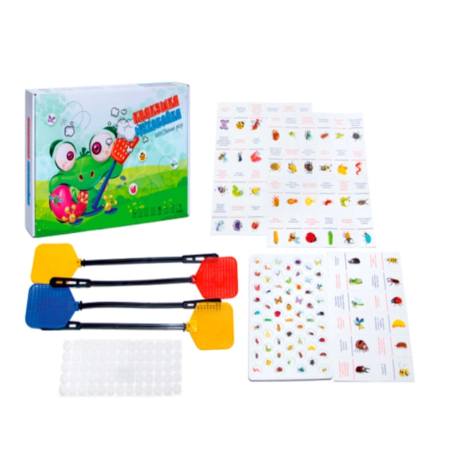 "Квакушка и мухобойка"  игра с карточками Р 4224 купить