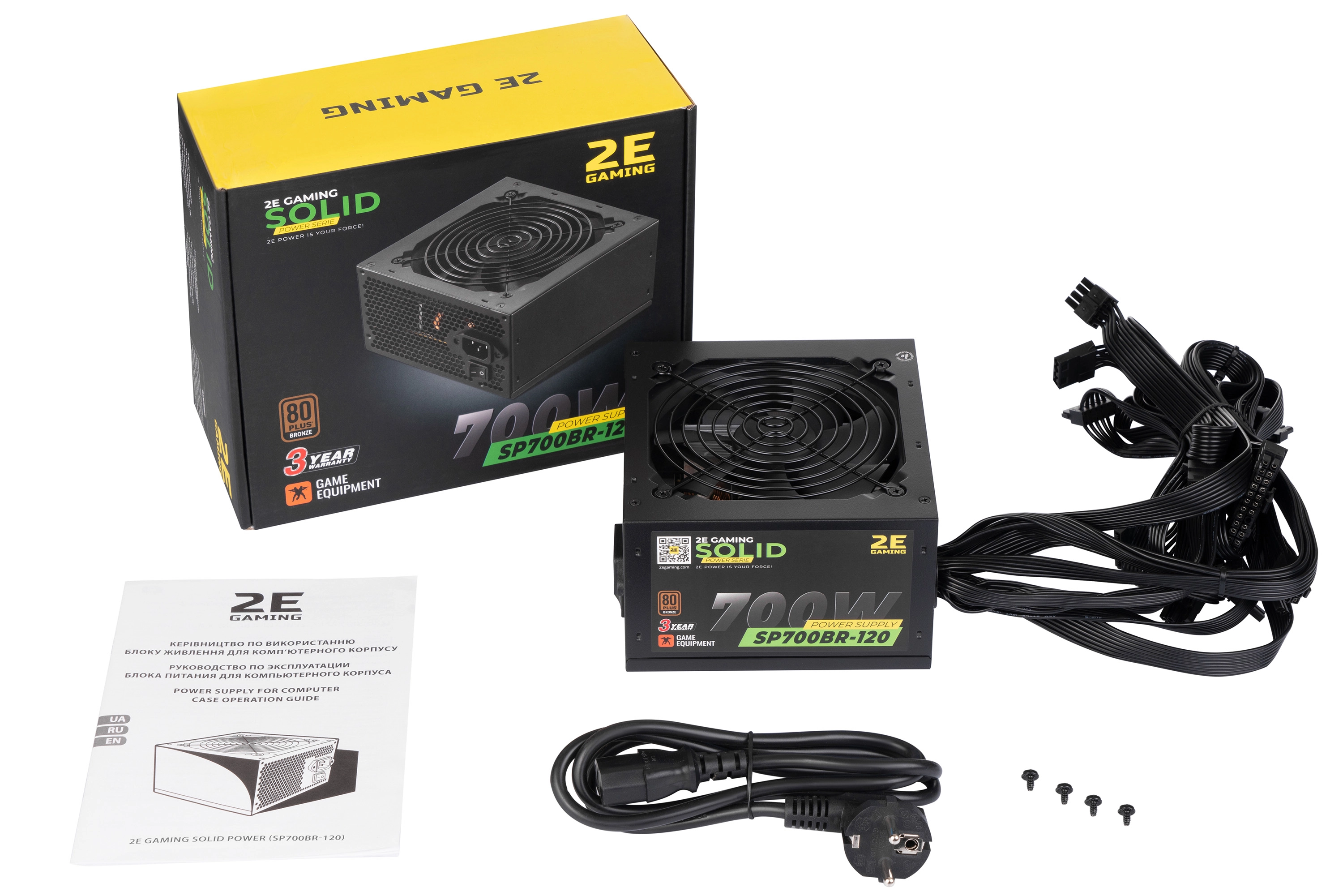 Блок питания 2E Gaming Power Supply SOLID с фото