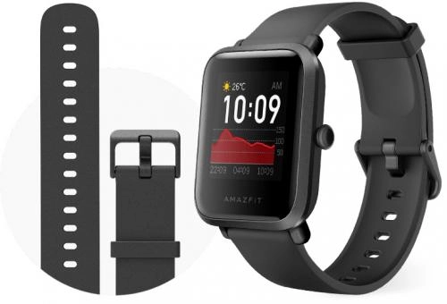 Смарт часы Xiaomi Amazfit Bip S Black в Узбекистане