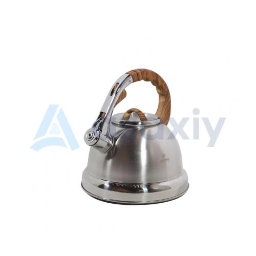 Чайник со свистком 3 л. от Life Smile (стальной, чёрный, серый) купить