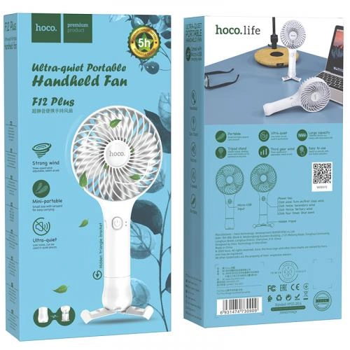 Мини-вентилятор Hoco F12 Plus в Узбекистане