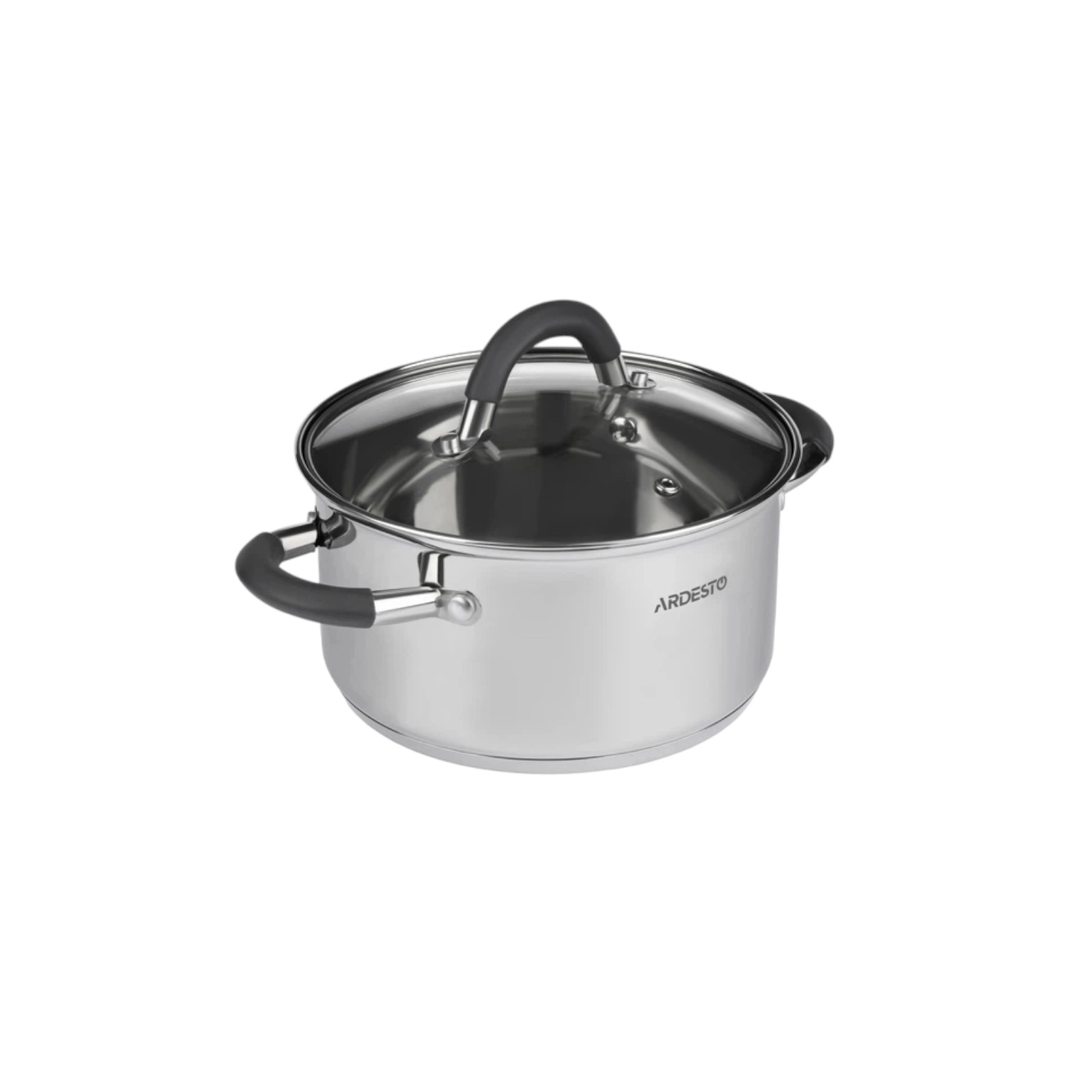 Ardesto Gemini Salerno AR1908CS kastryulya shisha qopqog&lsquo;li sotib olish