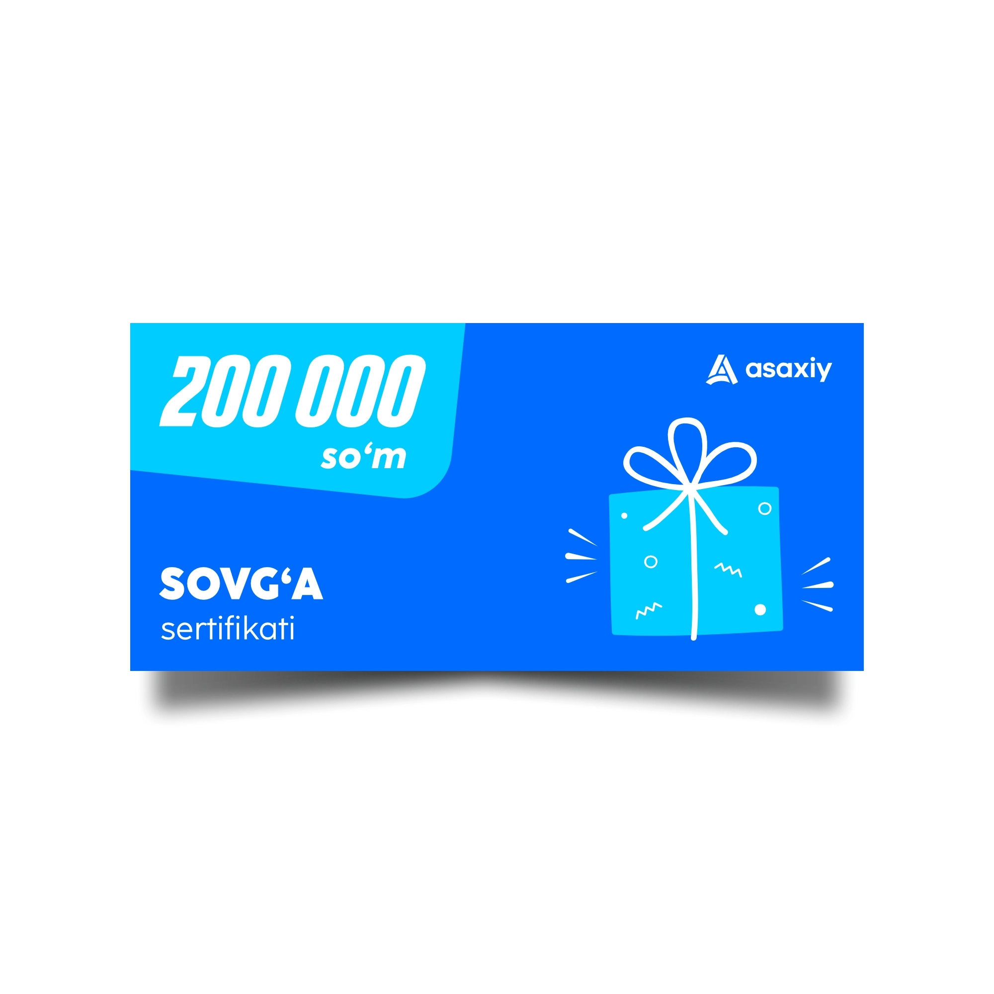 200 000 so'mlik sovg'a sertifikati - rasm №2 200 000 so'mlik sovg'a sertifikati sotib olish