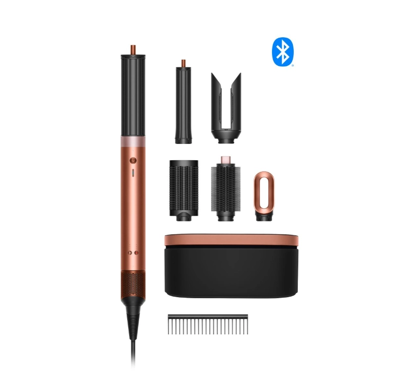 Dyson HS09 Airwrap Co-Anda 2X, fen-stayleri, Amber Silk sotib olish