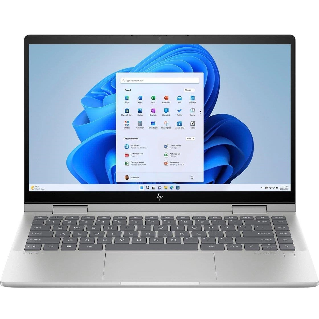 HP Envy x360 14-ES0033DX / Intel Core i7-1355U / DDR4 16GB / SSD 1TB / Intel Iris Xe Graphics / 14" noutbugi sotib olish