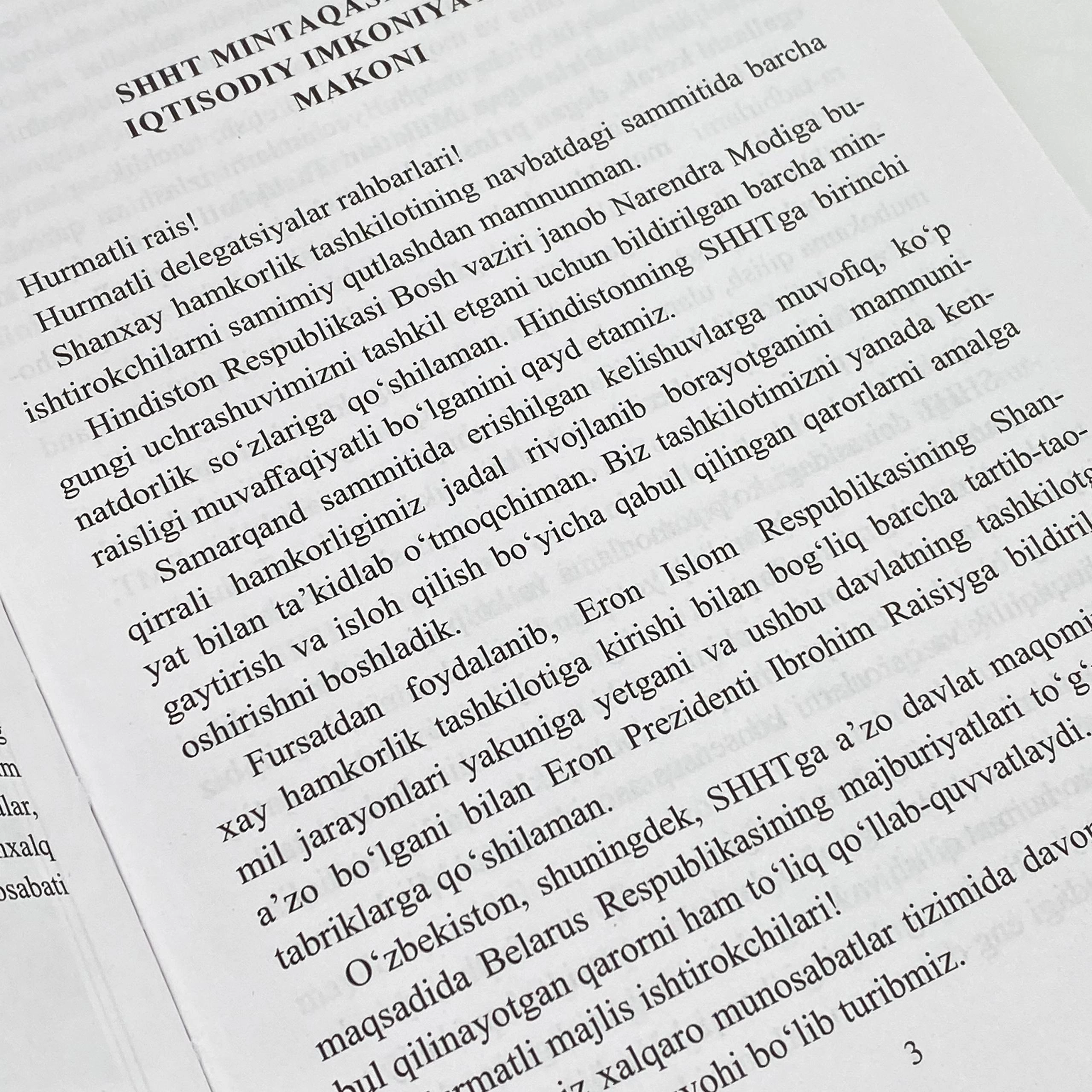 Shavkat Mirziyoyev: Bir bo'lsak - yagona xalqmiz, birlashsak Vatanmiz onlayn