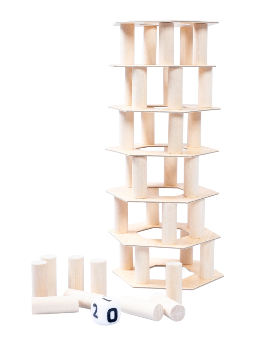 Игра настольная Сорви башню рассрочка