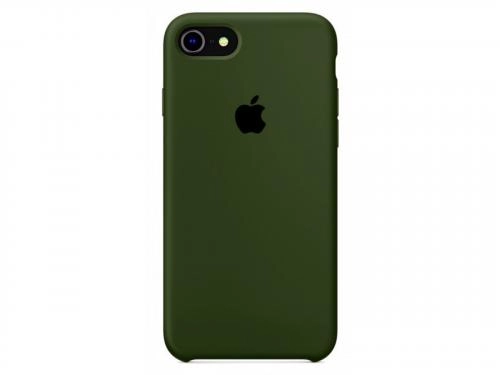 Чехол Silicone Case для iPhone 7/8, темно-зеленый купить