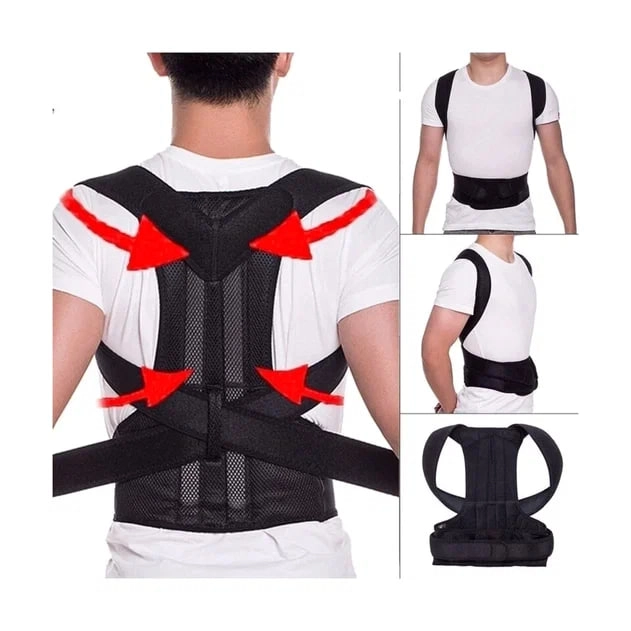 Ортопедический корректор-корсет для осанки, черный Sibote 2223 недорого