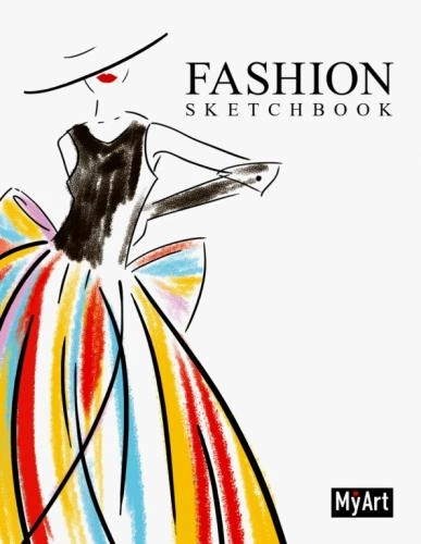 My art. Fashion скетчбук на гребне. Дама в шляпе купить
