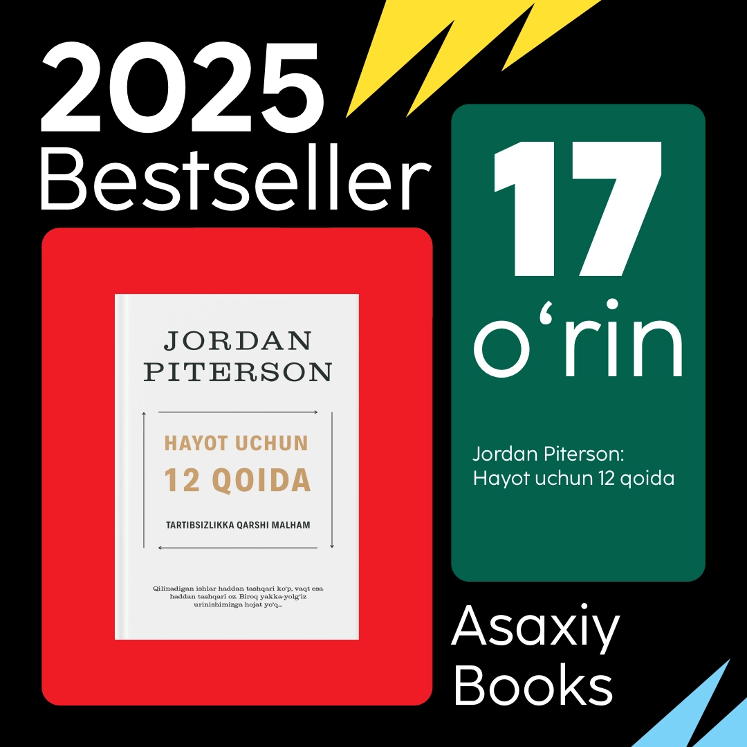 "Asaxiy Books yil bestsellerlari 2025" to&lsquo;plami - uygacha yetkazish bepul! xususiyatlar