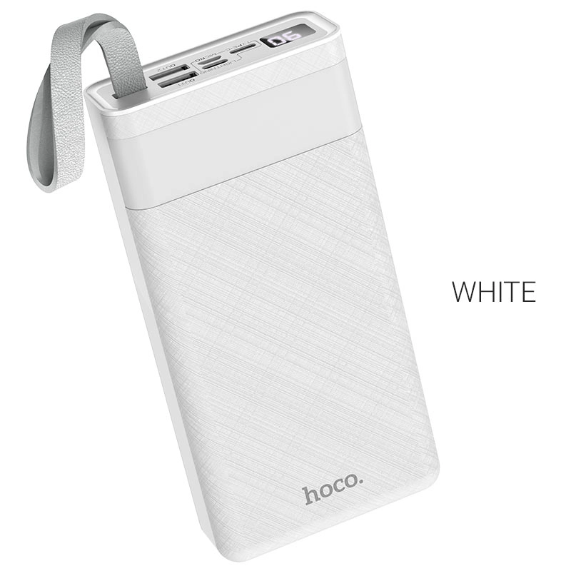 Внешний аккумулятор Powerbank Hoco J73 Powerful 30000 mAh белый купить
