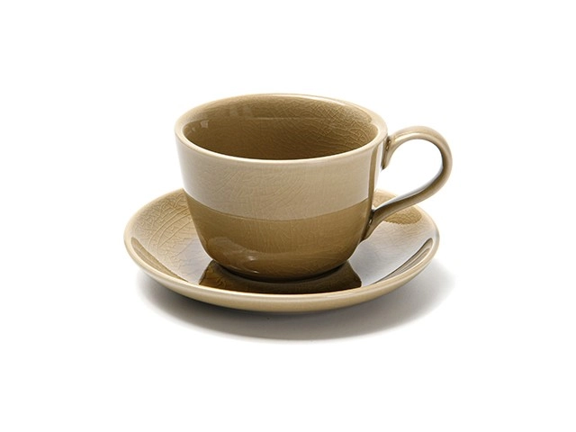 FISSMAN Beige tarelkali chashkasi, 260 ml sotib olish