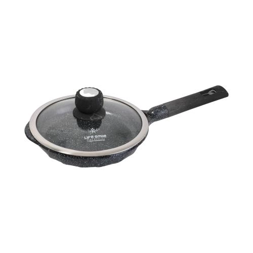 Kuydirmas qoplamali 28 sm Lifesmile tovasi (kulrang, och kulrang, to‘q qizil) arzon