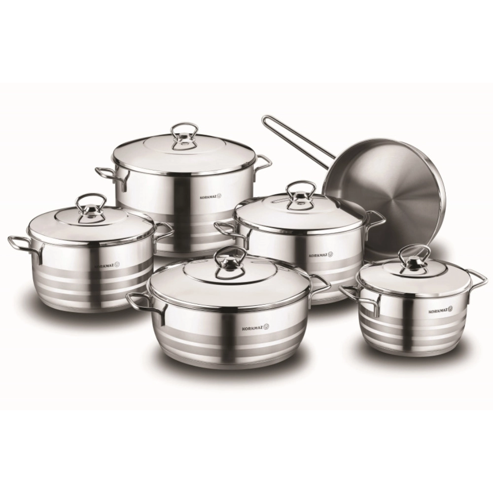 Набор кухонной посуды Korkmaz Alfa Plus Couscous10 шт. (A1998) , Silver недорого